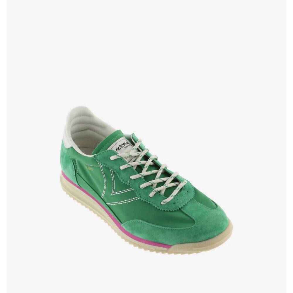 NEW VICTORIA women's saturno sneakers in verde